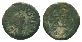 Marcian; 450-457 AD, AE 

Condition: Very Fine

Weight:1.13 gr
Diameter: 10 mm