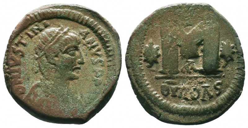 Justinianus I (527-565 AD). AE Follis 

Condition: Very Fine

Weight:15.40 gr
Di...