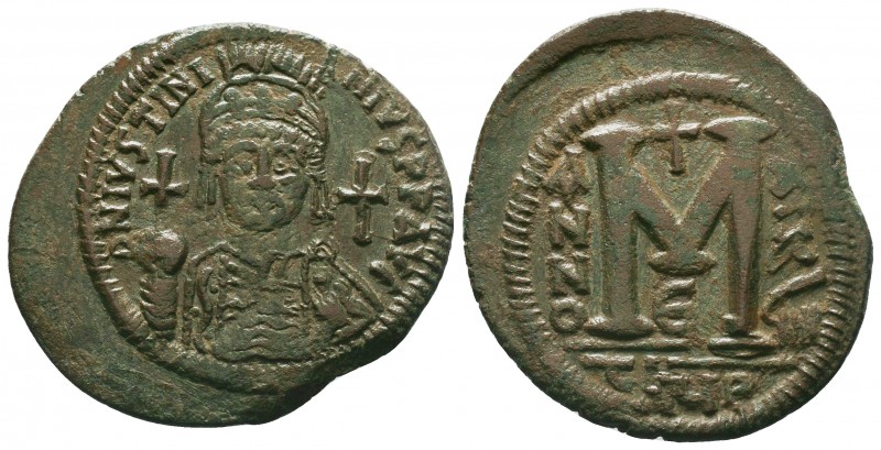 Justinianus I (527-565 AD). AE Follis 

Condition: Very Fine

Weight:19.33 gr
Di...