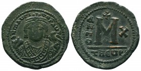 Maurice Tiberius (582-602), Follis

Condition: Very Fine

Weight:11.88 gr
Diameter: 30 gr