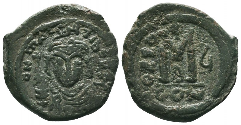 Maurice Tiberius (582-602), Follis

Condition: Very Fine

Weight:10.47 gr
Diamet...