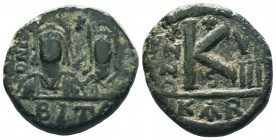 Justin II (565-578), AE follis, Carthage. RARE!

Condition: Very Fine

Weight:10.40 gr
Diameter: 24 mm