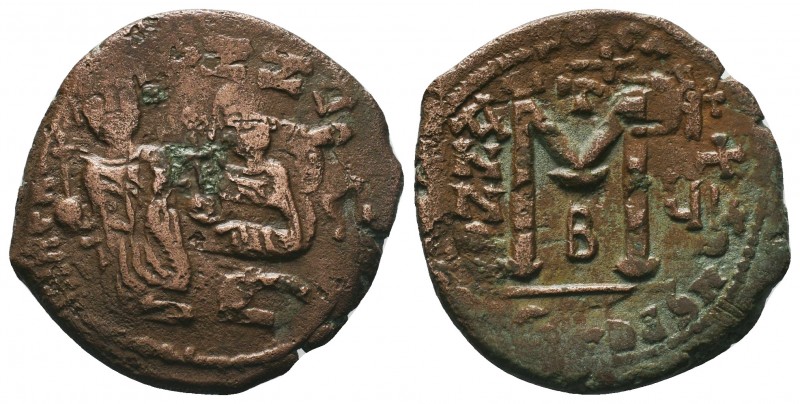 Phocas (602-610). Phocas & Leontia. Ae Follis,

Condition: Very Fine

Weight:8.8...