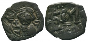 Constans II. 641-668. AE follis

Condition: Very Fine

Weight:5.91 gr
Diameter: 26 mm
