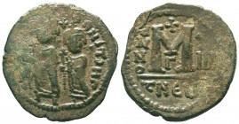 Heraclius and Heraclius Constantine. AE

Condition: Very Fine

Weight:8.66 gr
Diameter: 29 mm