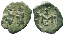 HERACLIUS CONSTANTINE and HERACLONAS. 610-641 AD. Ae

Condition: Very Fine

Weight:2.93 gr
Diameter: 21 mm