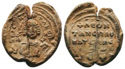 BYZANTINE LEAD SEALS. Leon, imperial Seal (Circa 11th-12th centuries). 

Condition: Very Fine

Weight:7.98 gr
Diameter: 24 mm