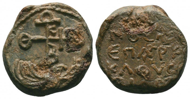 BYZANTINE LEAD SEALS. PB. (Circa 8th-12th centuries). 

Condition: Very Fine

We...