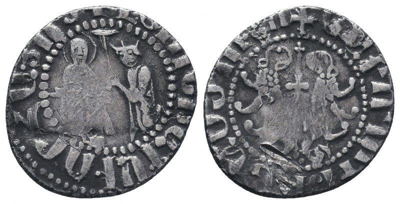 Levon I (1198-1219). Coronation Tram,

Condition: Very Fine

Weight:2.80 gr
Diam...