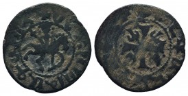 Cilician Kingdom, time of the Crusades. Smpad, 1296-1298 AD. Copper pogh.

Condition: Very Fine

Weight:2.08 gr
Diameter: 19 mm
