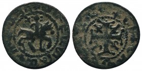 Cilician Kingdom, time of the Crusades. Smpad, 1296-1298 AD. Copper pogh.

Condition: Very Fine

Weight:2.05 gr
Diameter: 19 mm