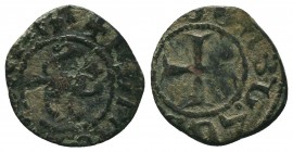 Armenian Kingdom, Cilician Armenia. Ae, Levon V, 1374-1375 AD. Copper pogh.

Condition: Very Fine

Weight:0.86 gr
Diameter: 14 mm