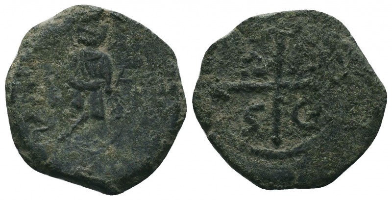Crusaders, Antioch. Tancred (Regent, 1101-03, 1104-12). Æ Follis

Condition: Ver...