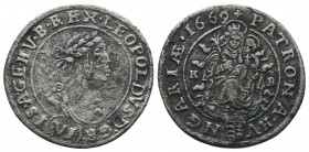 AUSTRIA, Holy Roman Empire. Leopold I. Emperor, 1657-1705. AR 

Condition: Very Fine

Weight:2.95 gr
Diameter: 26 mm