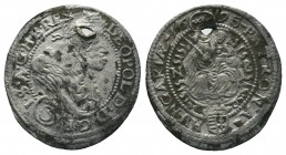 AUSTRIA, Holy Roman Empire. Leopold I. Emperor, 1657-1705. AR 

Condition: Very Fine

Weight:1.37 gr
Diameter: 21 mm