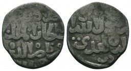 Mamluk.Hasan (al-Nasir Nasir al-Din Abu'l-Mahasin), 748-752 & 755-762.AR dirham
Condition: Very Fine

Weight:2.48 gr
Diameter: 18 mm