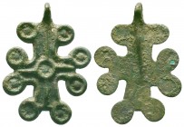 Byzantine Cross Pendant Ae

Condition: Very Fine

Weight:6.73 gr
Diameter: 37 mm