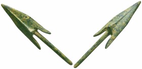 Ancient Arrow heads,

Condition: Very Fine

Weight:18.45 gr
Diameter: 86 mm