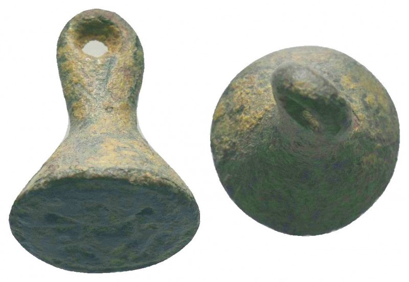 Ancient Bronze Seal Stamp , 

Condition: Very Fine

Weight:5.69 gr
Diameter: 19 ...