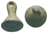 Ancient Bronze Seal Stamp , 

Condition: Very Fine

Weight:5.69 gr
Diameter: 19 mm