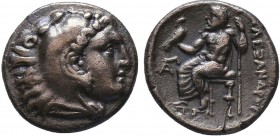Kings of Macedon. Alexander III (336-323 BC). AR Drachm 
Condition: Very Fine

Weight: 4.03 gr
Diameter: 16 mm