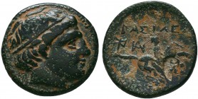 Macedonian Kingdom. Alexander III the Great (or could be Kassander or Philip III). AE 
Condition: Very Fine

Weight: 3.87 gr
Diameter: 18 mm