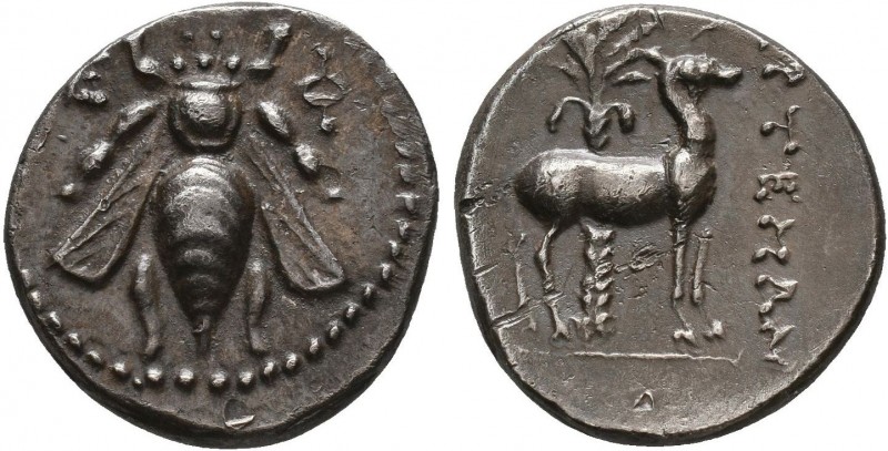 Ionia, Ephesos. AR Drachm , c. 202-150 BC.
Condition: Very Fine

Weight: 4.11 gr...