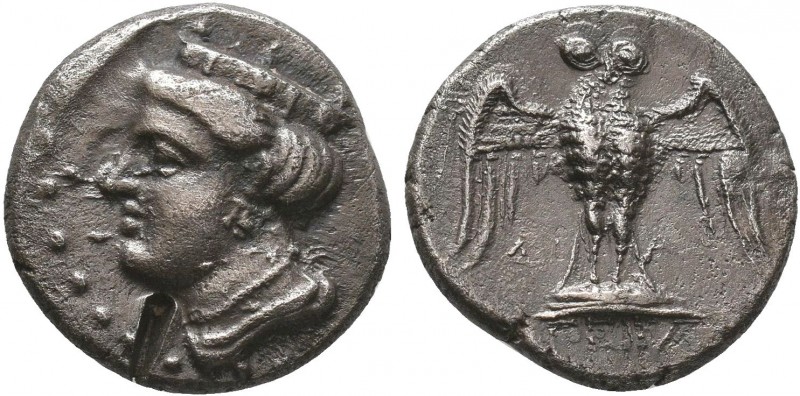 PONTOS, Amisos. 3rd-2nd century BC. AR 
Condition: Very Fine

Weight: 5.56 gr
Di...