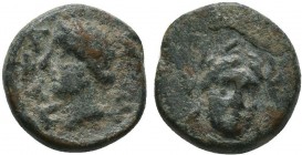 AEOLIS. Elaia. Ae (Circa 2nd/1st century BC).
Condition: Very Fine

Weight: 1.74 gr
Diameter: 12 mm