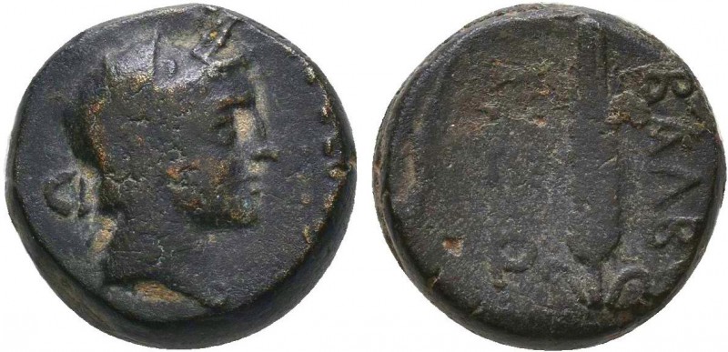 Balbura (BC 200-1) AE , 2nd-1st cent BC. AE. Veiled head of Demeter right, weari...