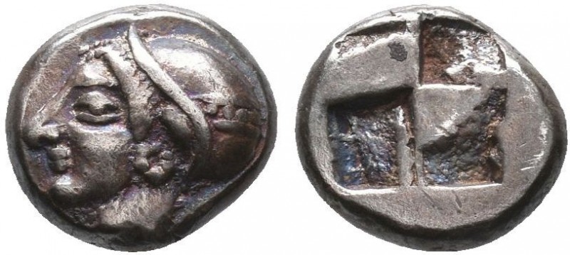 Ionia, Phokaia. Ca. 521-478 BC. AR obol
Condition: Very Fine

Weight: 1.18 gr
Di...