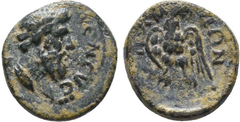 Phrygia. Apameia . Pseudo-autonomous issue AD 193-235.AE bronze
Condition: Very ...