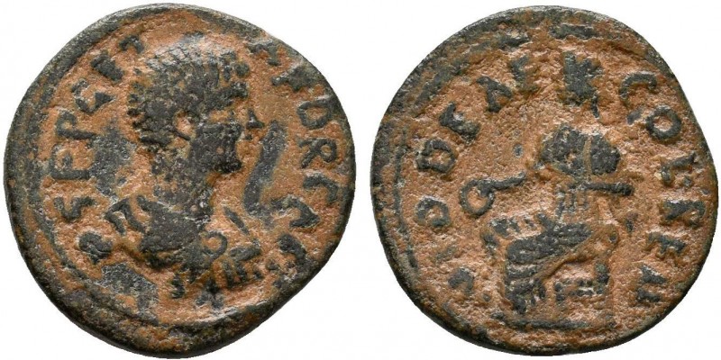 PISIDIA. Geta (Caesar, 198-209). Ae.
Condition: Very Fine

Weight: 4.01 gr
Diame...