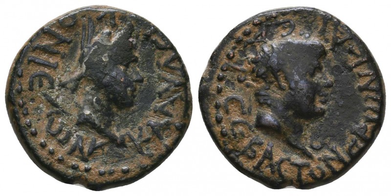 Lycaonia.Iconium,Nero. 54-68 AD.AE bronze
Condition: Very Fine

Weight: 5.80 gr
...