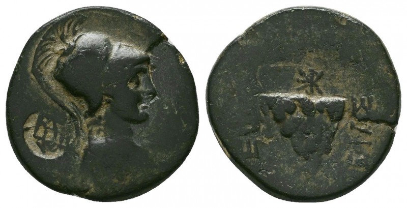 CAPPADOCIA. Caesareia-Eusebia. Time of Ariobarzanes I, circa 95-63 BC. AE bronze...