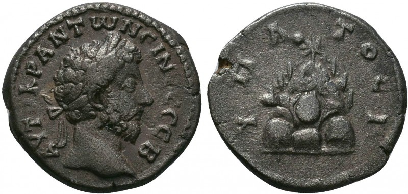 CAPPADOCIA, Caesaraea. Marcus Aurelius, 161-180.AR Didrachm , 161-166. AYTOKP AN...