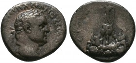 Cappadocia. Caesarea. Vespasian AD 69-79.AR drachm 
Condition: Very Fine

Weight: 3.33 gr
Diameter: 16 mm