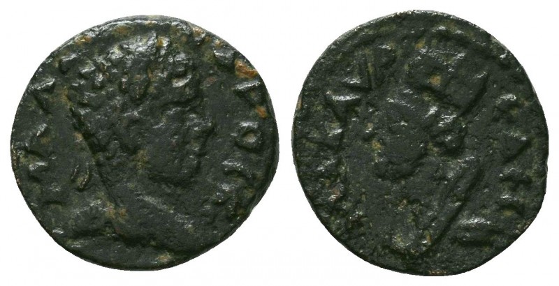MESOPOTAMIA, Carrhae. Elagabalus. AD 218-222.AE bronze
Condition: Very Fine

Wei...