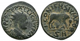 Pisidien. Antiochia. Gallienus.253 - 268.AE bronze
Condition: Very Fine

Weight: 6.10 gr
Diameter: 24 mm