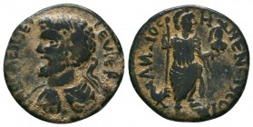 PISIDIA.Antioch. Septimius Severus AD 193-211.AE Bronze
Condition: Very Fine

Weight: 5.52 gr
Diameter: 22 mm