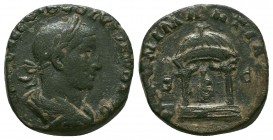 Volusian - Sestertius 252 AD. Obv: IMP CAE C VIB VOLVSIANO AVG legend with laureate draped and cuirassed bust right. Rev: IVNONI MARTIALI legend with ...