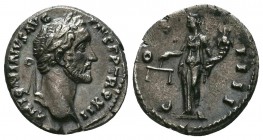 ANTONINUS PIUS (138-161). Silver Denarius. Rome.
Condition: Very Fine

Weight: 3.44 gr
Diameter: 19 mm