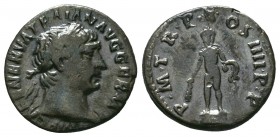Trajan, 98 - 117 AD. Silver Denarius 
Condition: Very Fine

Weight: 2.85 gr
Diameter: 18 mm