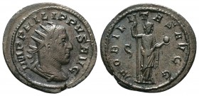Philippus I. (244-249 AD). AR Antoninianus
Condition: Very Fine

Weight: 3.50 gr
Diameter: 23 mm