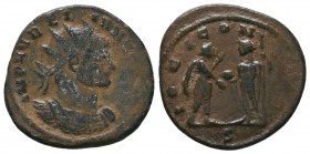 Aurelianus (270-275 AD). Silvered Antoninianus
Condition: Very Fine

Weight: 4.23 gr
Diameter: 23 mm