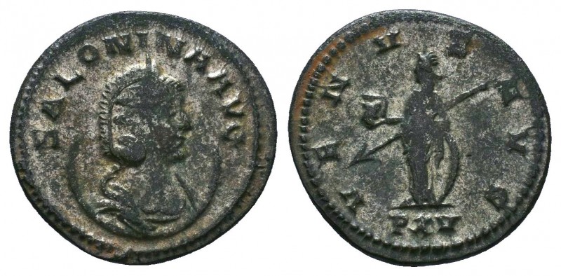 Salonina, Augusta, 254-268. Silvered Antoninianus 
Condition: Very Fine

Weight:...