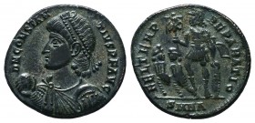 Constantius II. A.D. 337-361. AE 2 Majorina
Condition: Very Fine

Weight: 3.89 gr
Diameter: 20 mm