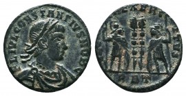 Constantius II. A.D. 337-361. AE slivered centenionalis
Condition: Very Fine

Weight: 1.90 gr
Diameter: 17 mm