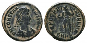 Constantius II. A.D. 337-361. AE slivered centenionalis
Condition: Very Fine

Weight: 1.97 gr
Diameter: 17 mm