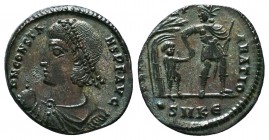 Constans (337-350 AD). AE silvered Follis
Condition: Very Fine

Weight: 3.76 gr
Diameter: 21 mm